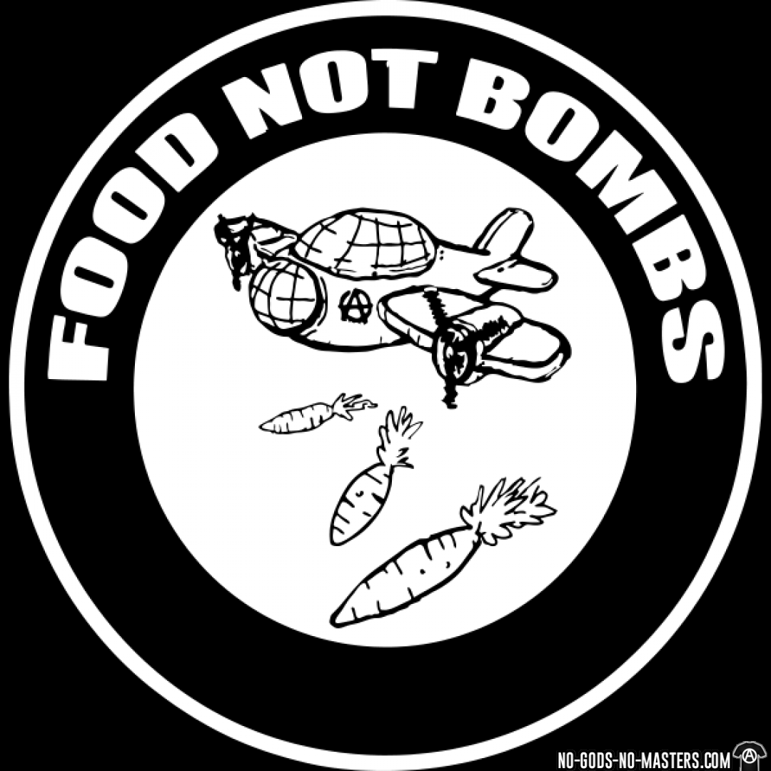 tshirt food not bombs d0012755978